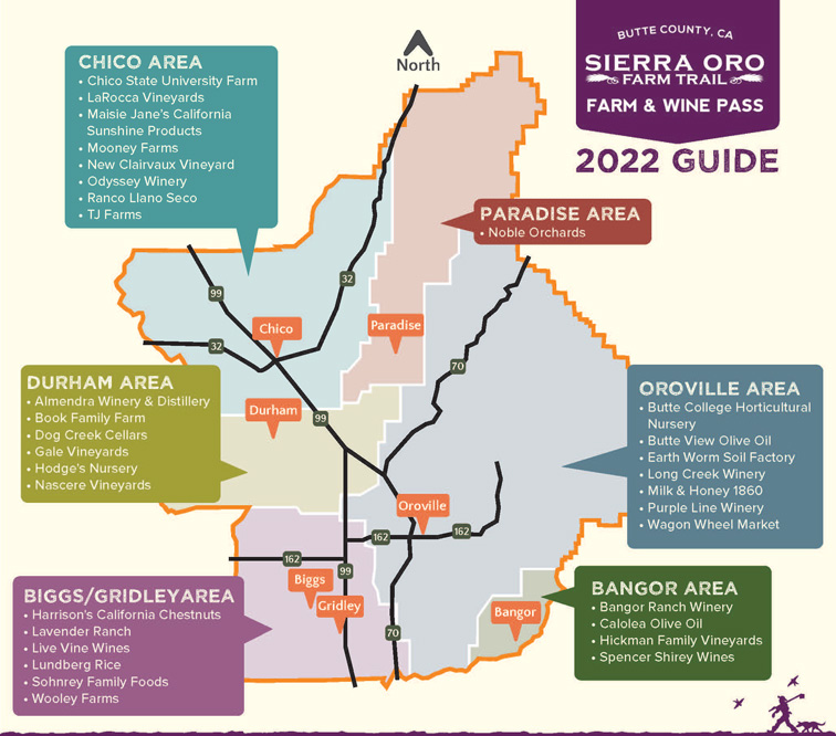 Sierra Oro: Butte County Map 2022